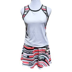 Tail Tennis Electric Motion Saphira Tank and Electric Skyline Skort NWT Set Sz S